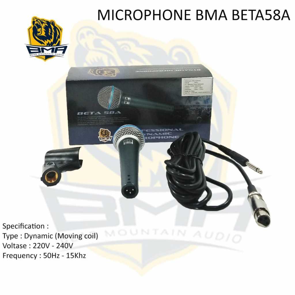 Mic Wired/Kabel Bma Beta 58A