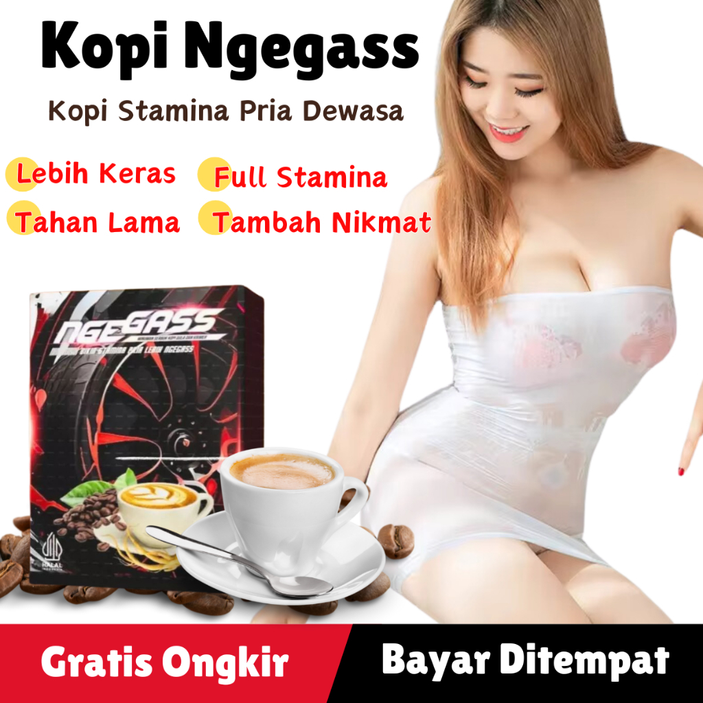 

Kopi Ngegass Original Kopi Stamina Pria Aman Kuat Tahan Lama | Isi 3 Sachet