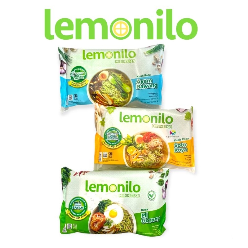 

Lemonilo mie instant / Mie goreng / Soto Koya / ayam bawang.