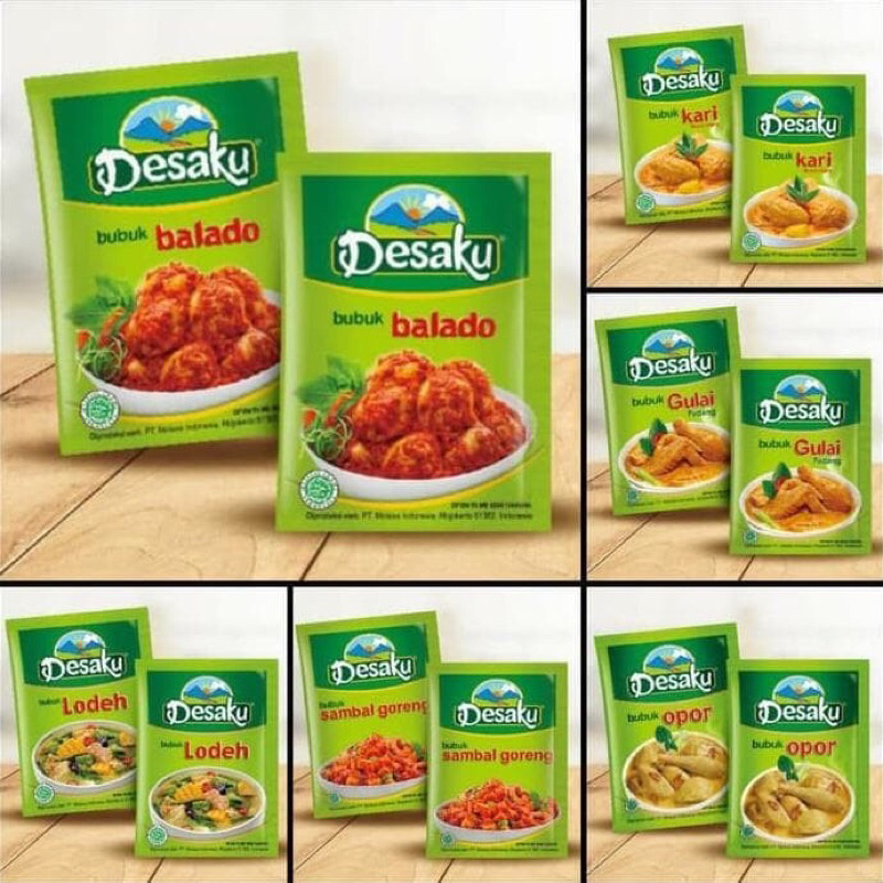 

desaku bumbu instant siap pakai sachet all varian desaku bumbu balado desaku bumbu kari desaku bumbu opor desaku bumbu lodeh