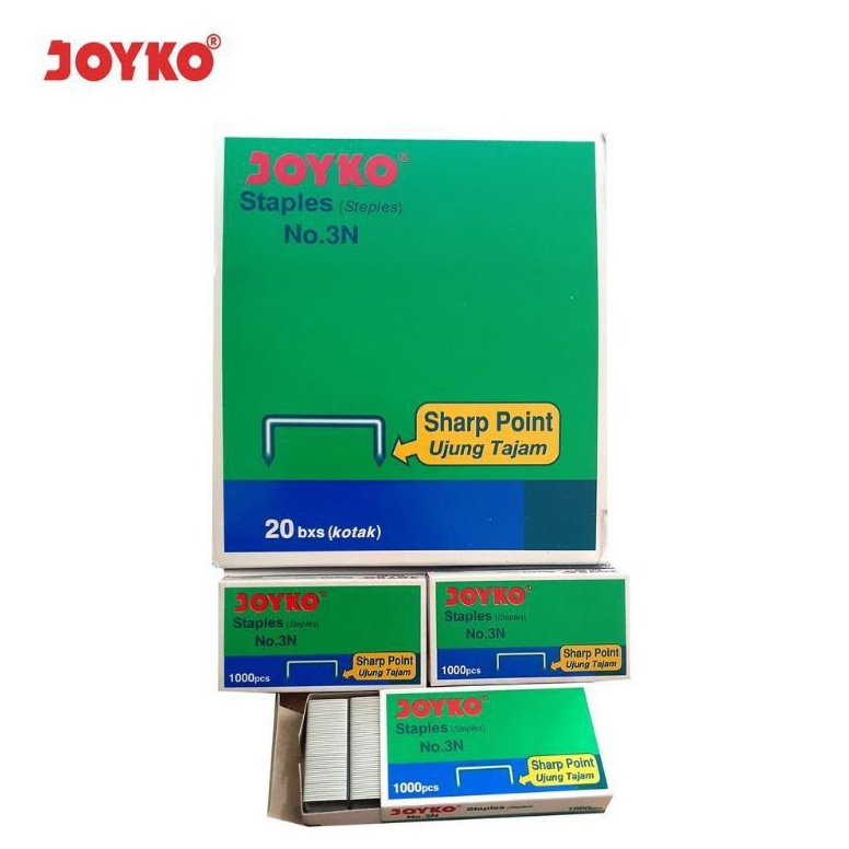 

KODE N6X8 Isi Staples Joyko No 3 1pak2kotak