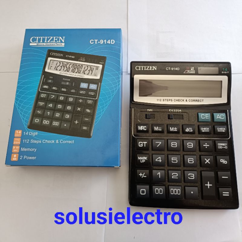 

Kalkulator Citizen CT - 914D