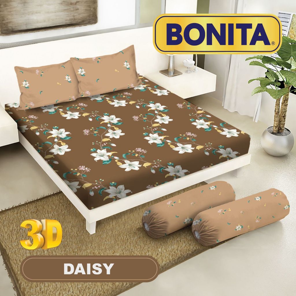 BONITA Sprei 180x200 Bantal 4 Tinggi 20 Cm - Ariska Janitra Zuri Shinta Jennie Melisa Sherly Daisy E