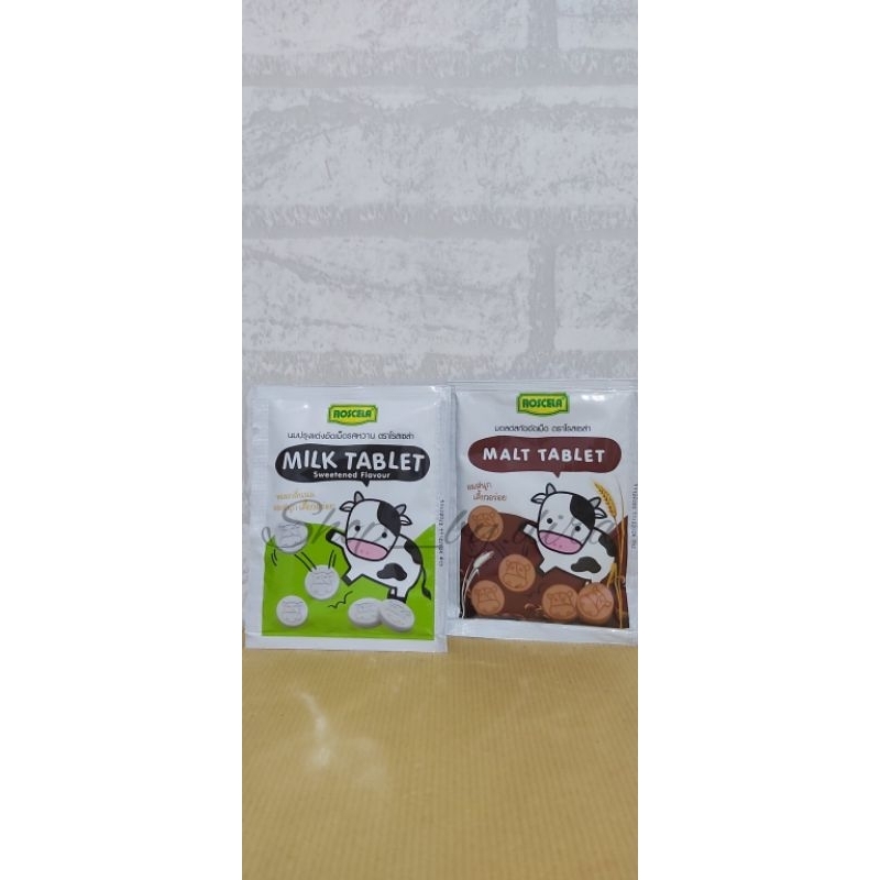 

PERMEN SUSU VANILA/CHOCOLATE flavored milk tablet