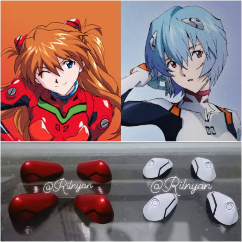 jepit rambut asuka dan rei cosplay