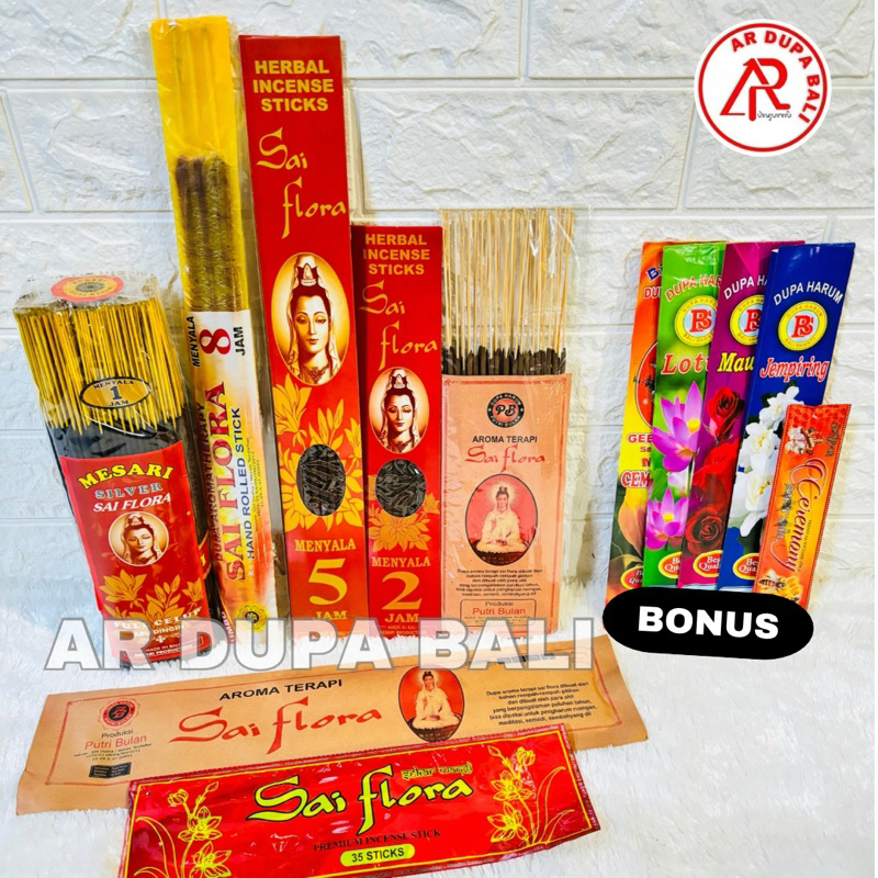 ‘SAI FLORA’ Paket Dupa Harum Aroma Sai Flora