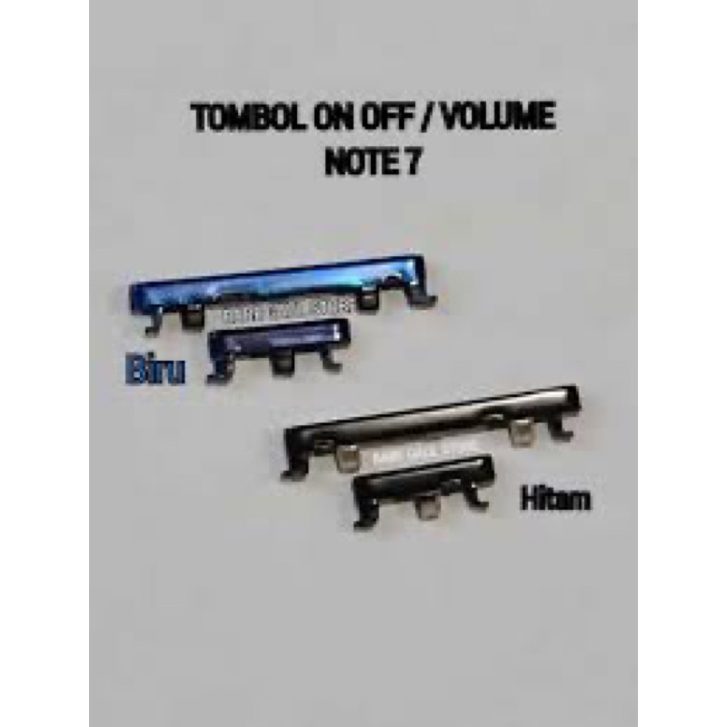 Tombol luar redmi note 7 / redmi note 7 pro