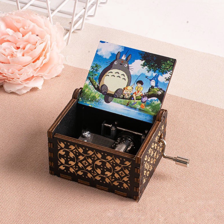 KODE G55I Kotak Musik Kayu Wooden Music Box mini Manual kayu advance