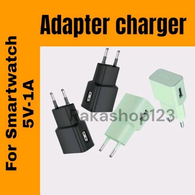 Adapter charger 5V - 1A for Smart watch, Hello 3+, Hello watch 3, HK9 Pro, HK9 Ultra, Dll.