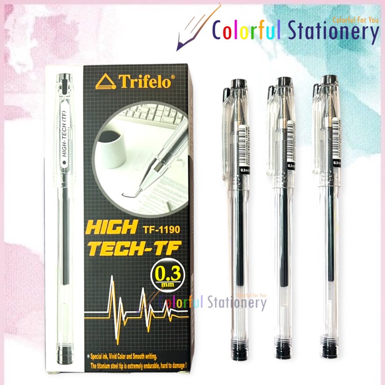 

KODE N2Q7 Pulpen Ballpoint Pen Gel Trifelo TF 119 12 Pcs