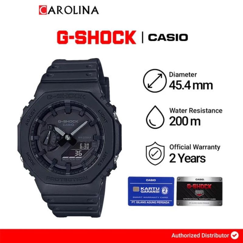 Jam Tangan Pria Casio G-Shock G Shock GShock GA-2100-1A1 GA-2100-1A1DR GA-2100-1A GA-2100 GA2100 GA 