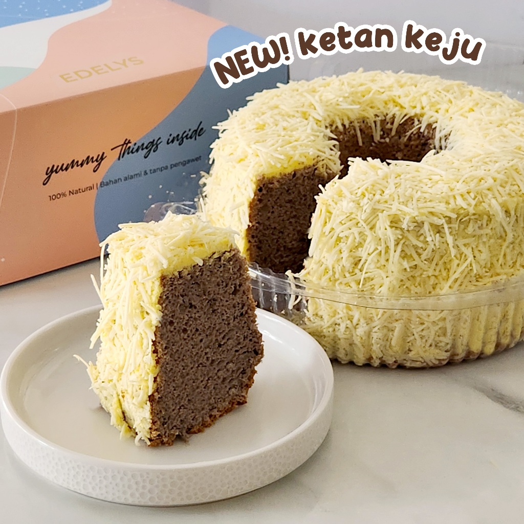 

Chiffon Cake Ketan Keju Besar