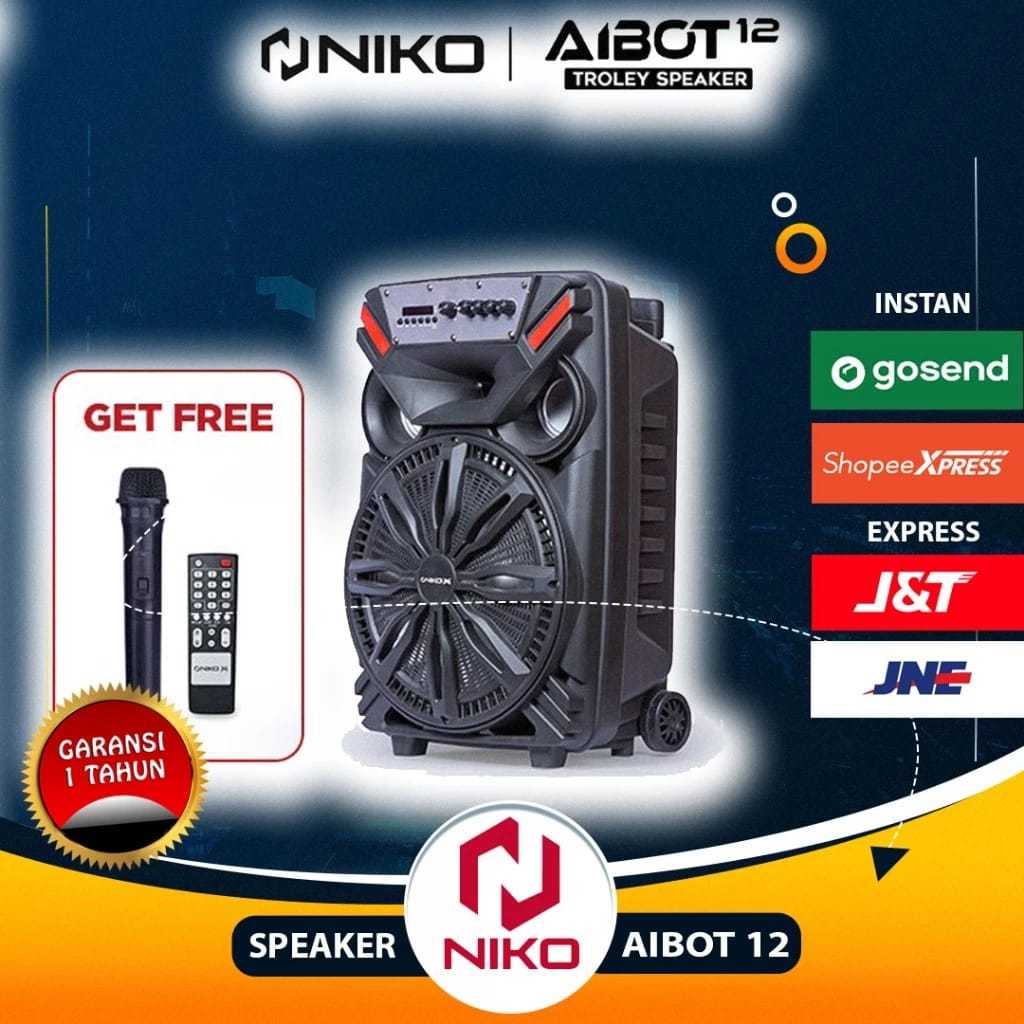 SPEAKER NIKO AIBOT 12[SPEAKER TROLI]