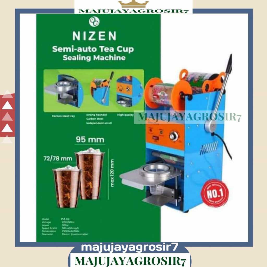 CUP SEALER NIZEN / SEALING MACHINE NIZEN 22 OZ / GELAS JUMBO CUP SEALER / MESIN PENYEGEL GELAS PLAST