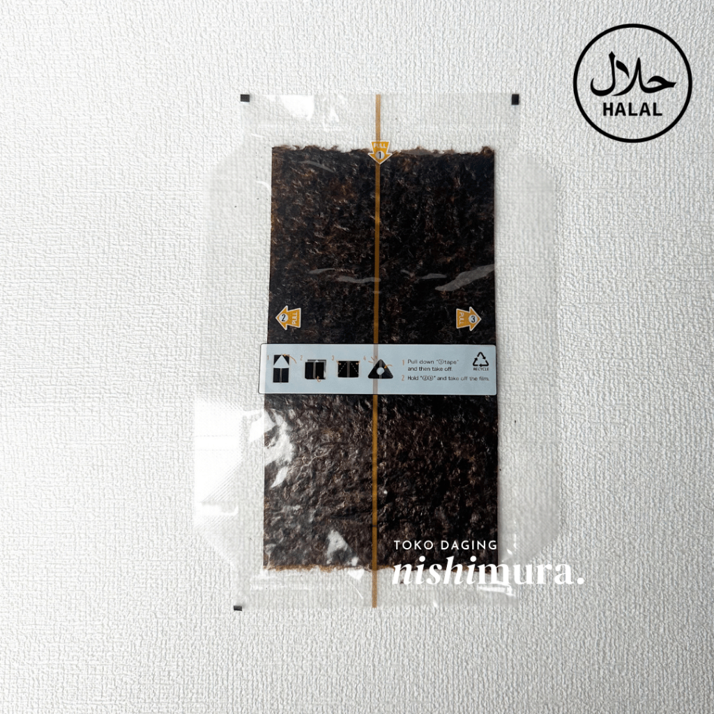 

Nori Onigiri Wrapper - Tokinori Triangle Rumput Laut Bungkus Per Pcs - Nishimura Nishimurashop