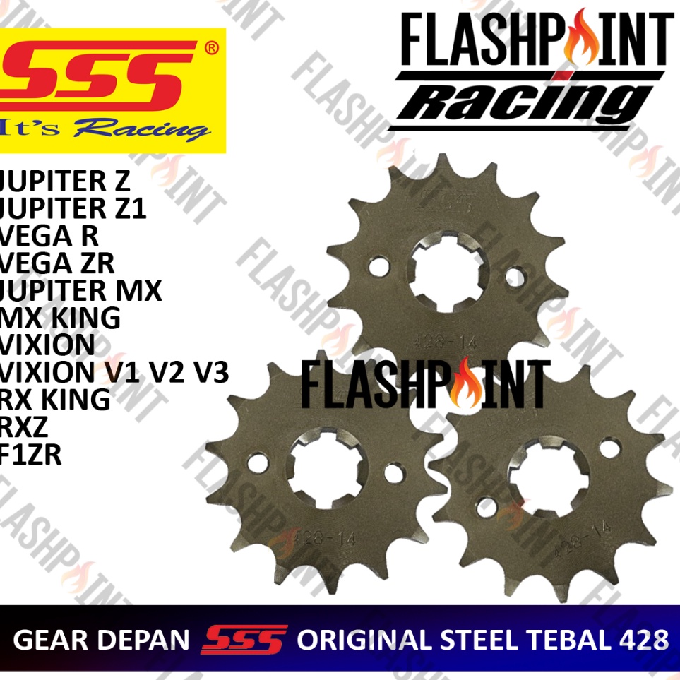 KODE A64B BISA COD GIR GEAR DEPAN 428 SSS ORIGINAL JUPITER Z JUPITER Z1 VEGA R ZR JUPITER MX VIXION 