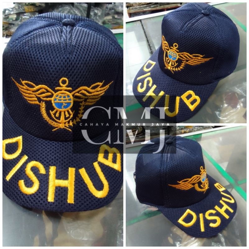 Topi logo wing dishub perhubungan - topi logo wing dishub