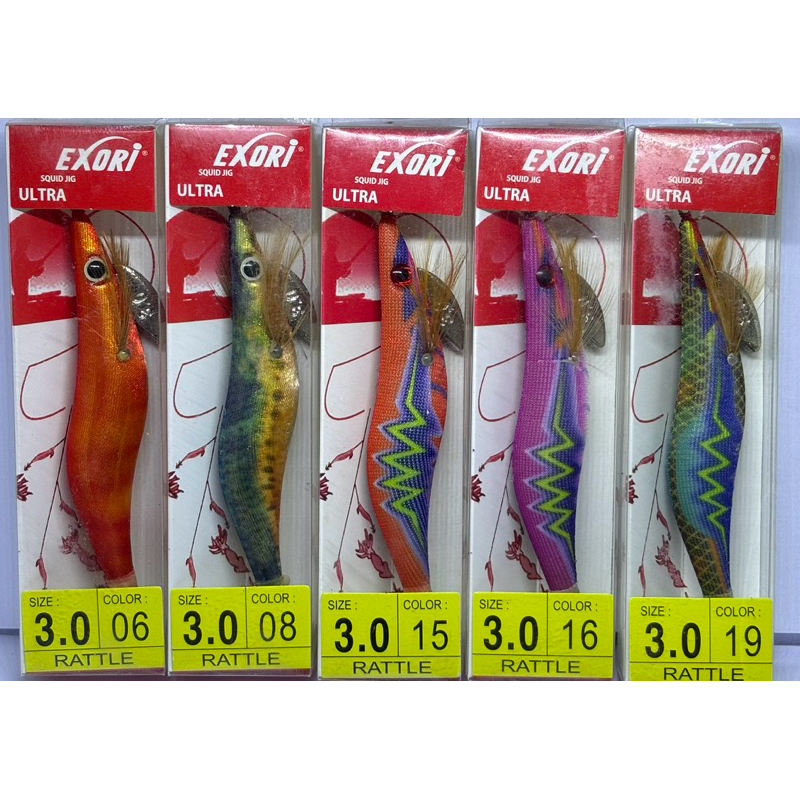 Umpan Cumi Egi EXORI Bunyi Ratlle 2.5 & 3.0