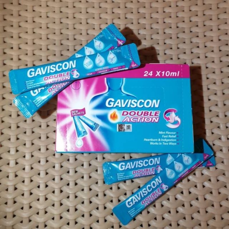 obat maag / gaviscon double action sachet