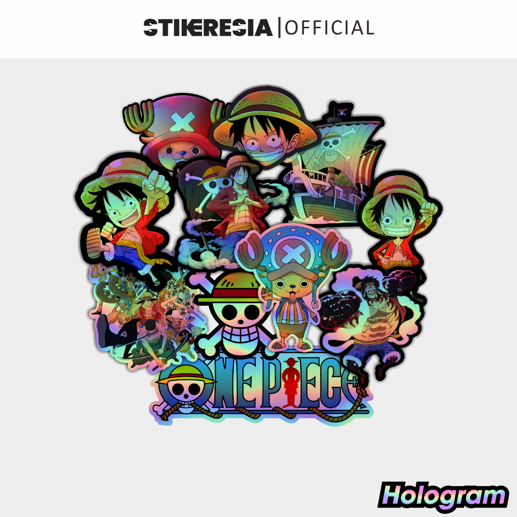 

Stiker One Piece Hologram - Sticker Anime Untuk Helm dan Tumbler