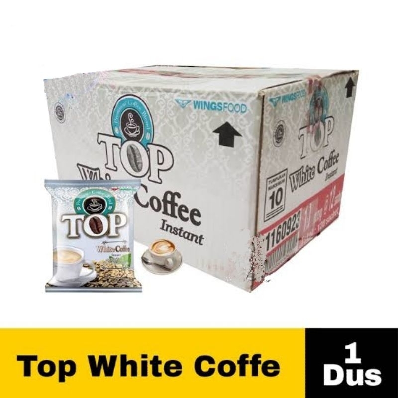 

Top White Coffee 1 Dus Isi 120 Sachets | Kopi Bubuk Instant