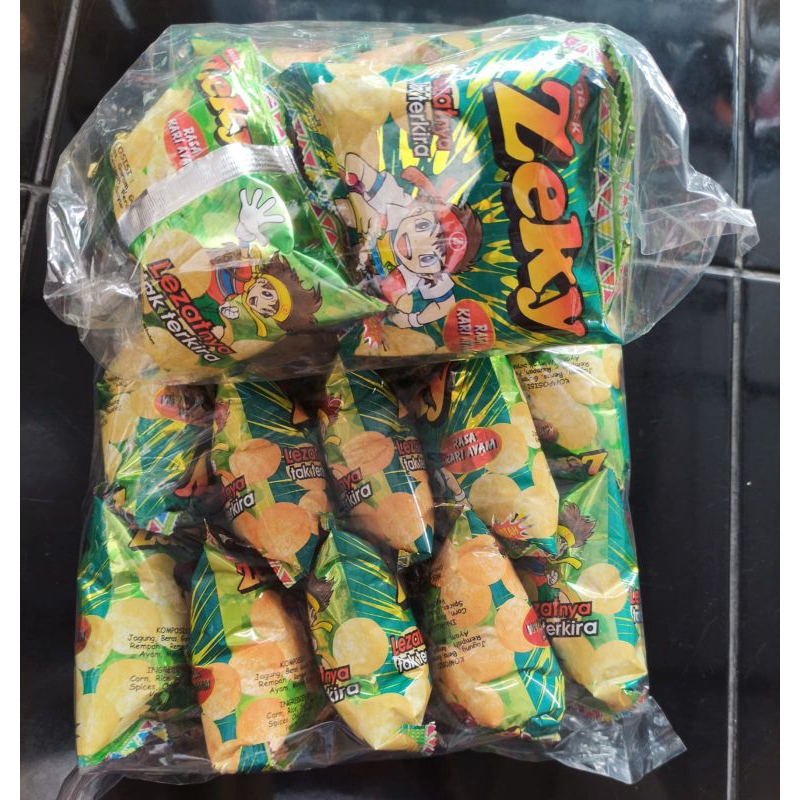 

makanan ringan chiki zecky isi 10bks