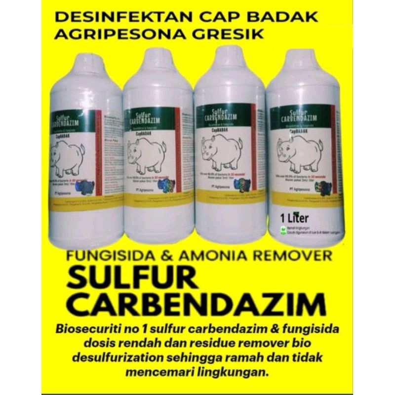 DESINFEKTAN CAP BADAK AGRIPESONA GRESIK 1 LITER