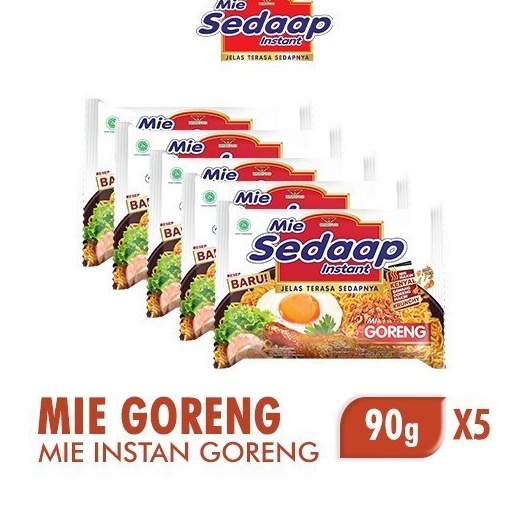 

C6369 Sedaap Mie Instan Goreng Bag 9 gr x5