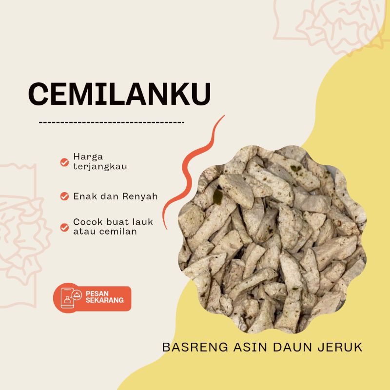 

BASRENG ASIN DAUN JERUK 1KILO