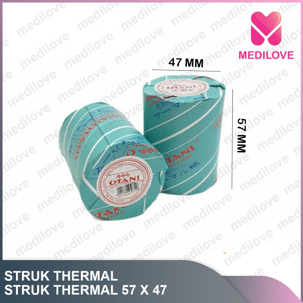 

Otani Kertas Thermal Struk 57x50 / STRUK THERMAL 57MM X 50MM / STRUK THERMAL 57X50MM