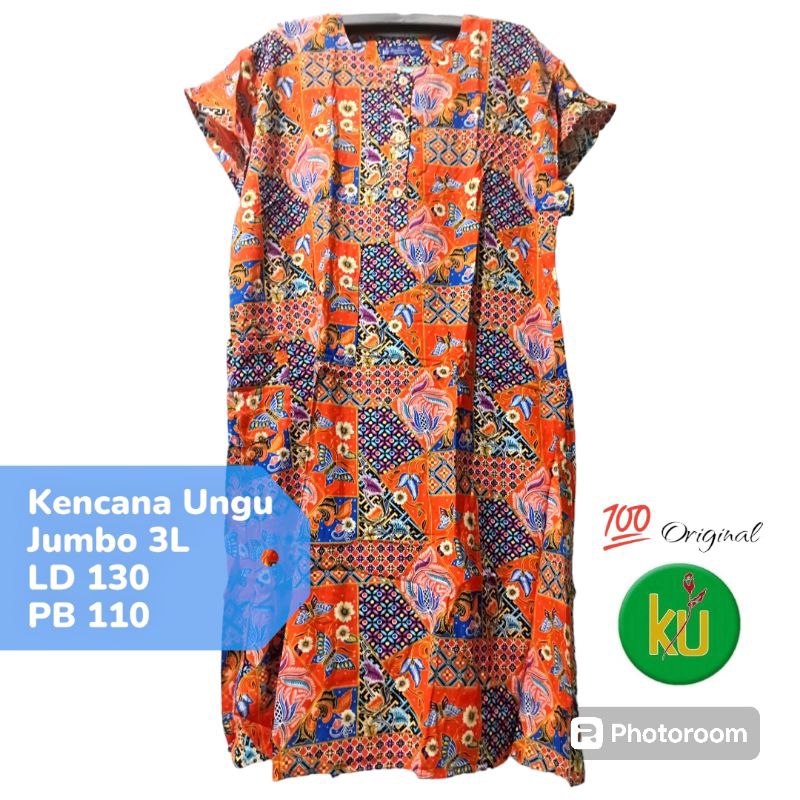 DASTER KENCANA UNGU LABEL BIRU ASLI ORIGINAL JUMBO 3L LD 130 XXXL
