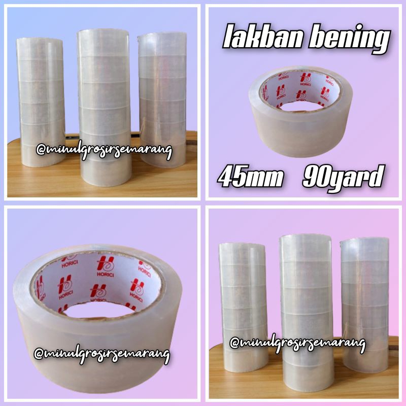 

solasi lakban bening 90yard