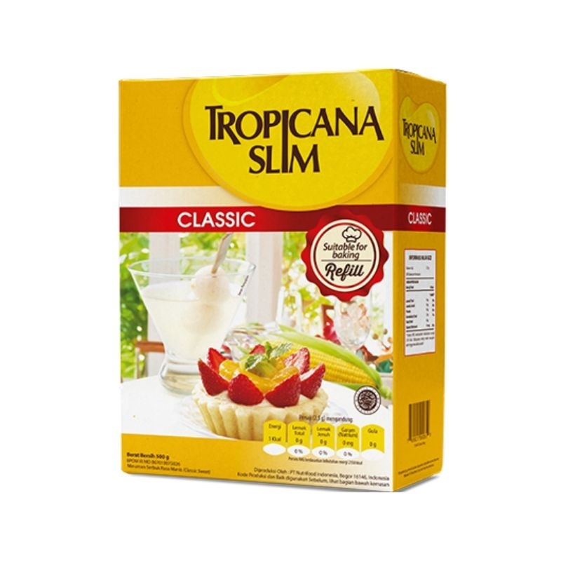 

TROPICANA SLIM Sweetener Classic Refill 500gr
