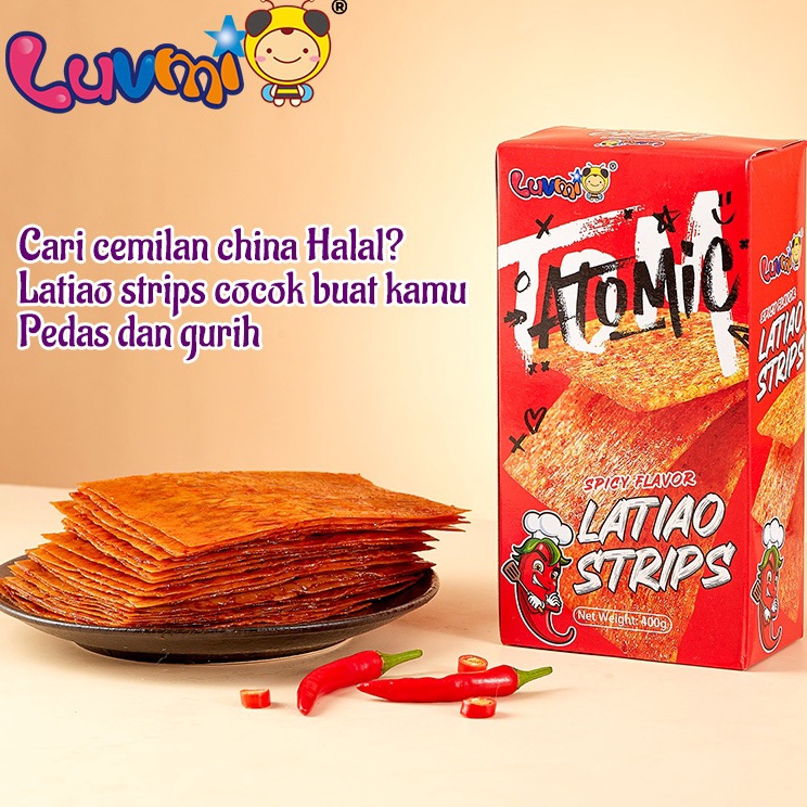 

Barang keren LIANGGUI LATIAO STRIPS STICKY LATIAO HOT SPICY LATIAO