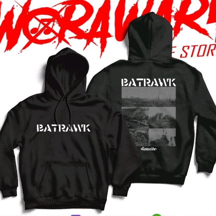 Hoodie Sweater Band Batrawk  - Genocice / grindcore /d-beat /raw/punk/hardcore