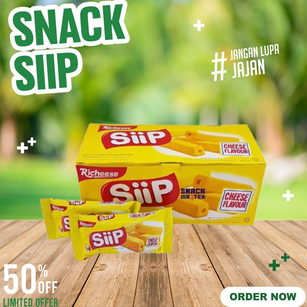 

Dikirim secepatnya Nabati Siip box isi 2 pcs Snack Nabati