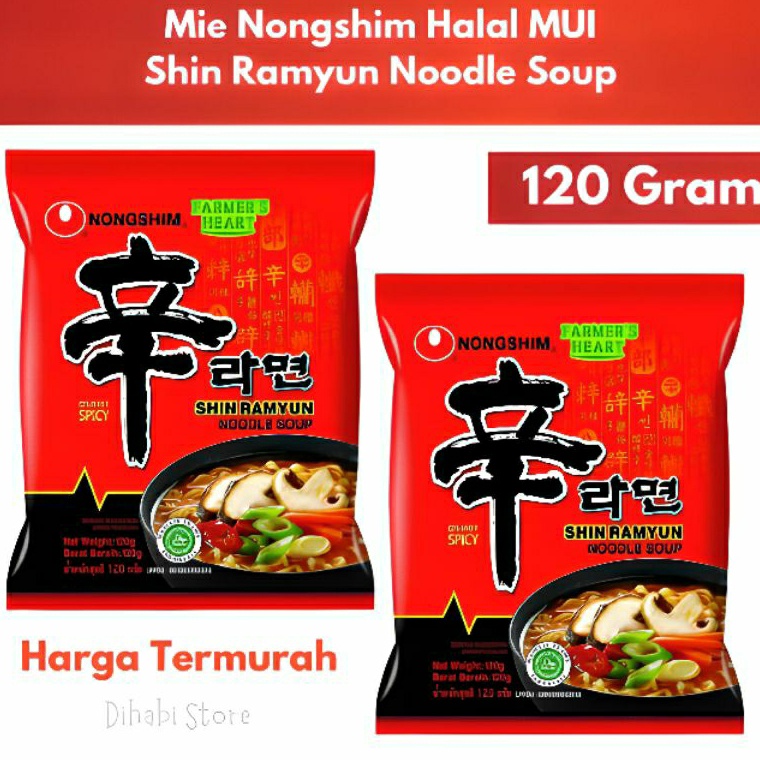 

Penawaran Spesial Shin Ramyun Noodle Soup Mie Korea Nongshim Halal MUI Expired Januari 225