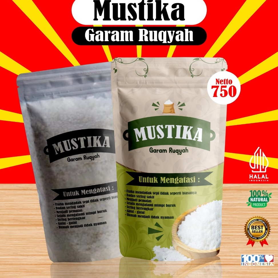 

Super Oke GARAM RUQYAH MUSTIKA garam berenergi penangkal sihir rumahtempat usaha