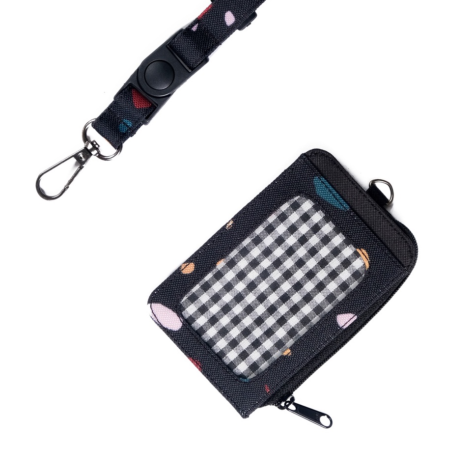 

KODE D5K Gantugan ID Card Holder Name Tag Lanyard Dompet Kartu Multifungsi Pria Wanita IDCS27