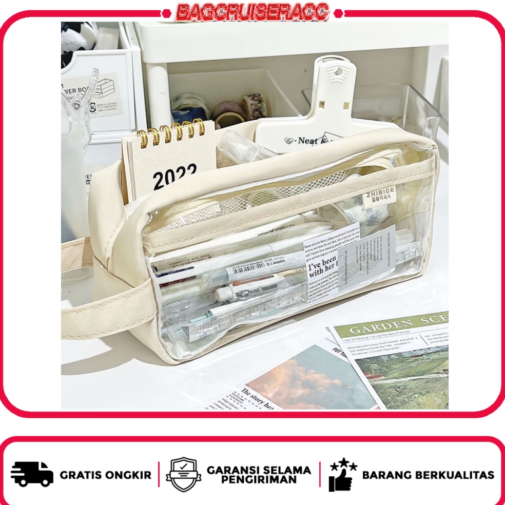 

ART C42K Kotak Pensil Transparan Tepak Multifungsi Solusi Praktis untuk Tempat Kosmetik Anda 91148