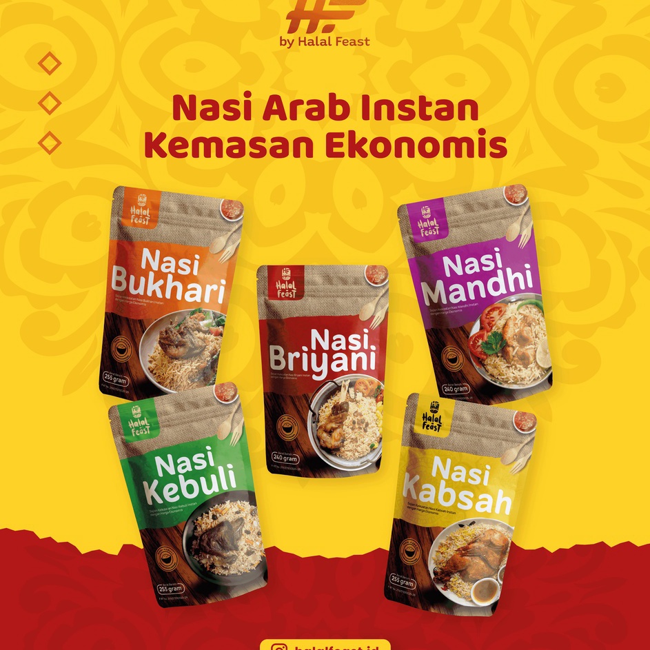 

Spesial Edition BERAS BASMATI 2 gr BUMBU INSTAN Paket Hemat NASI BRIYANI BUKHORI KABSAH KEBULI MANDHI