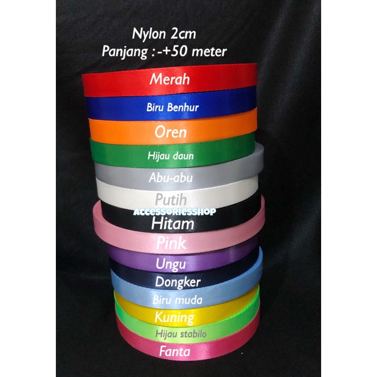 

ART P44E Tali lanyard 2cm tali id card nylonRoll