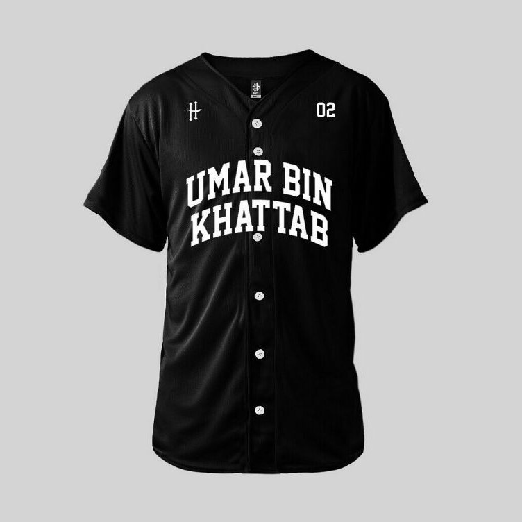 KODE N3C8 Baju Jersey Baseball Umar Bin Khattab