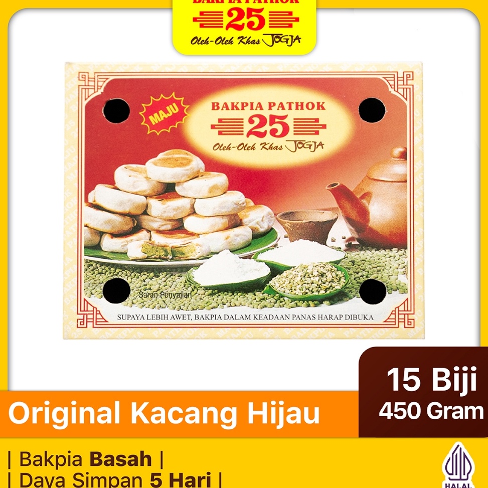 

SuperSale Bakpia Pathok 25 Original Kacang Hijau OlehOleh Khas Jogja