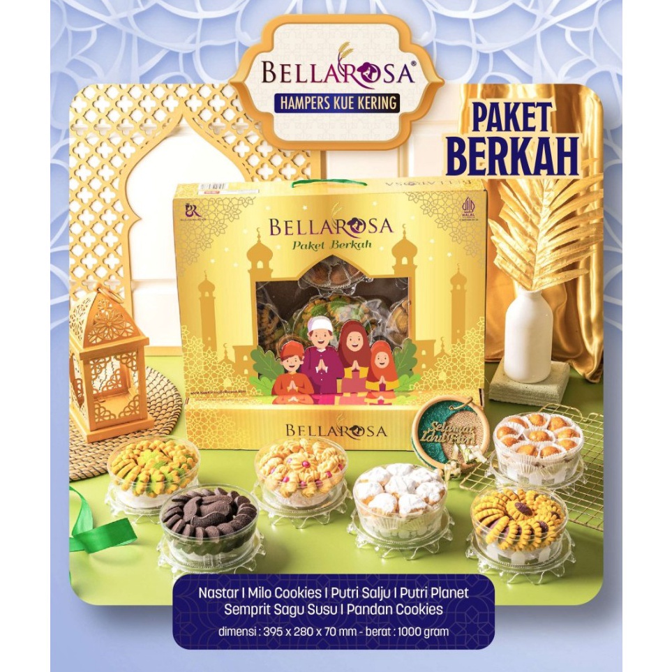 

Diskon sekarang KUE KERING BELLAROSA PAKET BERKAH PARCEL KUE LEBARAN
