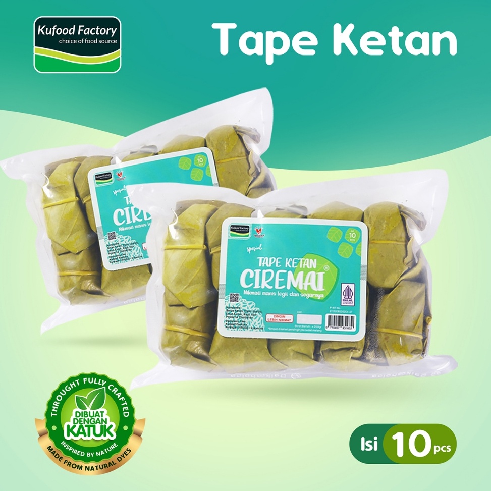 

Serbu sekarang Ciremai Tape Ketan Hijau Daun Jambu 1 Bungkus