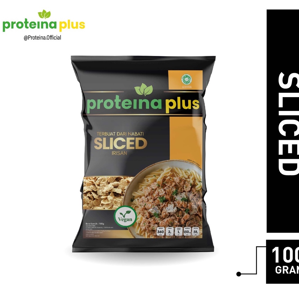 

Produk Terbaik Proteina Plus Sliced 1gr Protein Nabati Daging Nabati