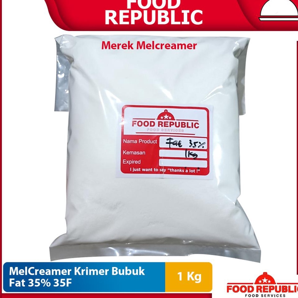 

Bestseller KRIMER BUBUK CREAMER POWDER 1 KG FAT 35 NON DAIRY HALAL