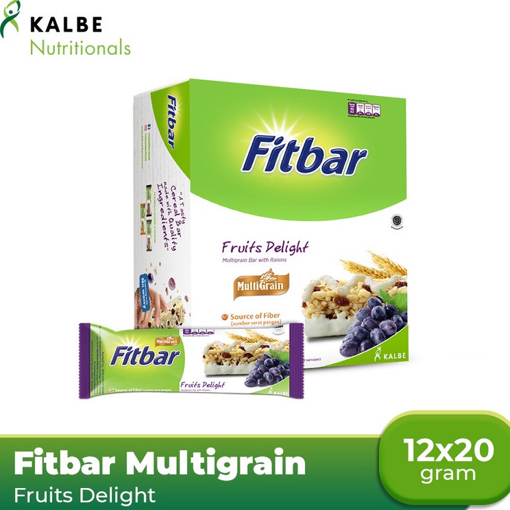 

Limited Fitbar Fruits Delight 12x2gr Multigrain