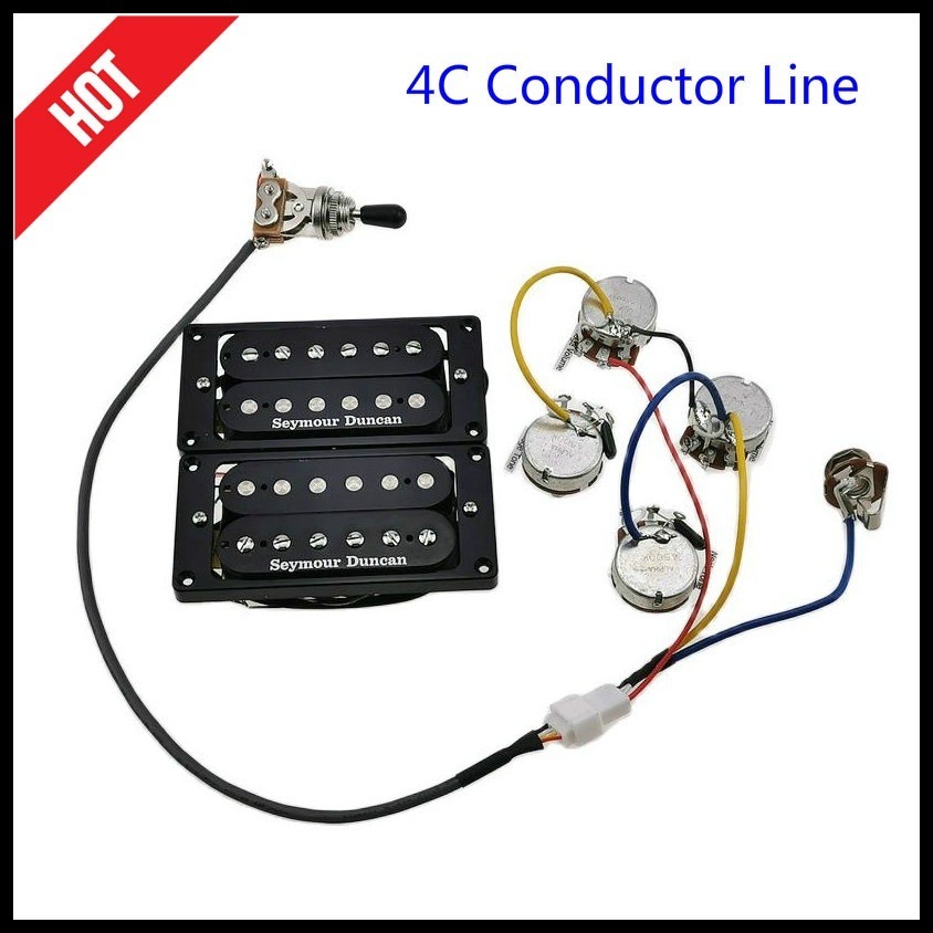 Seymour Duncan SH4 SH1N Humbucker Pickup For All Electric Guitar 4c Shielded Guitar Accessories Blac